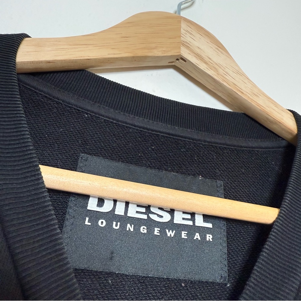 Diesel Loungewear Black Crewneck size medium - Picture 7 of 10